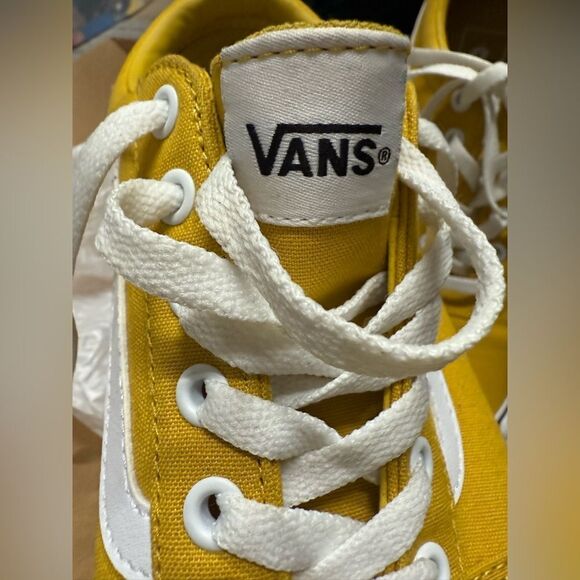 Vans Ward Yellow White Canvas Sneakers Women’s 9 – Worn Once! - Picture 14 of 17